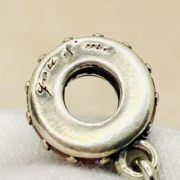 EUC Pandora 796592CZSMX Sterling Silver Tree of Love Heart Dangle Charm - Picture 5 of 7